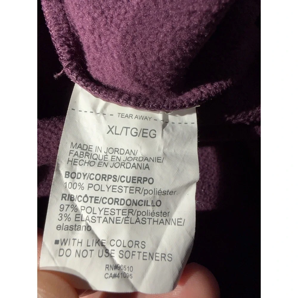 Under Armour ColdGear Mens XL Purple Heather Quarter Zip Pullover 1320745
